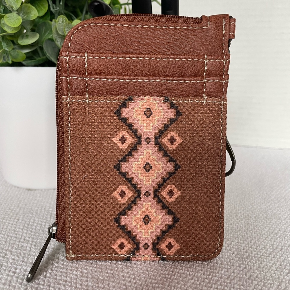 Montana West, Wrangler Brown and Pink Card Holder NWT